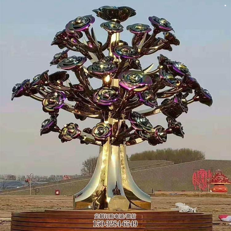 花树雕塑加工商,钢管组合,钛金不锈钢花树雕塑定做 花树雕塑加工商,钢管组合,钛金不锈钢花树雕塑定做